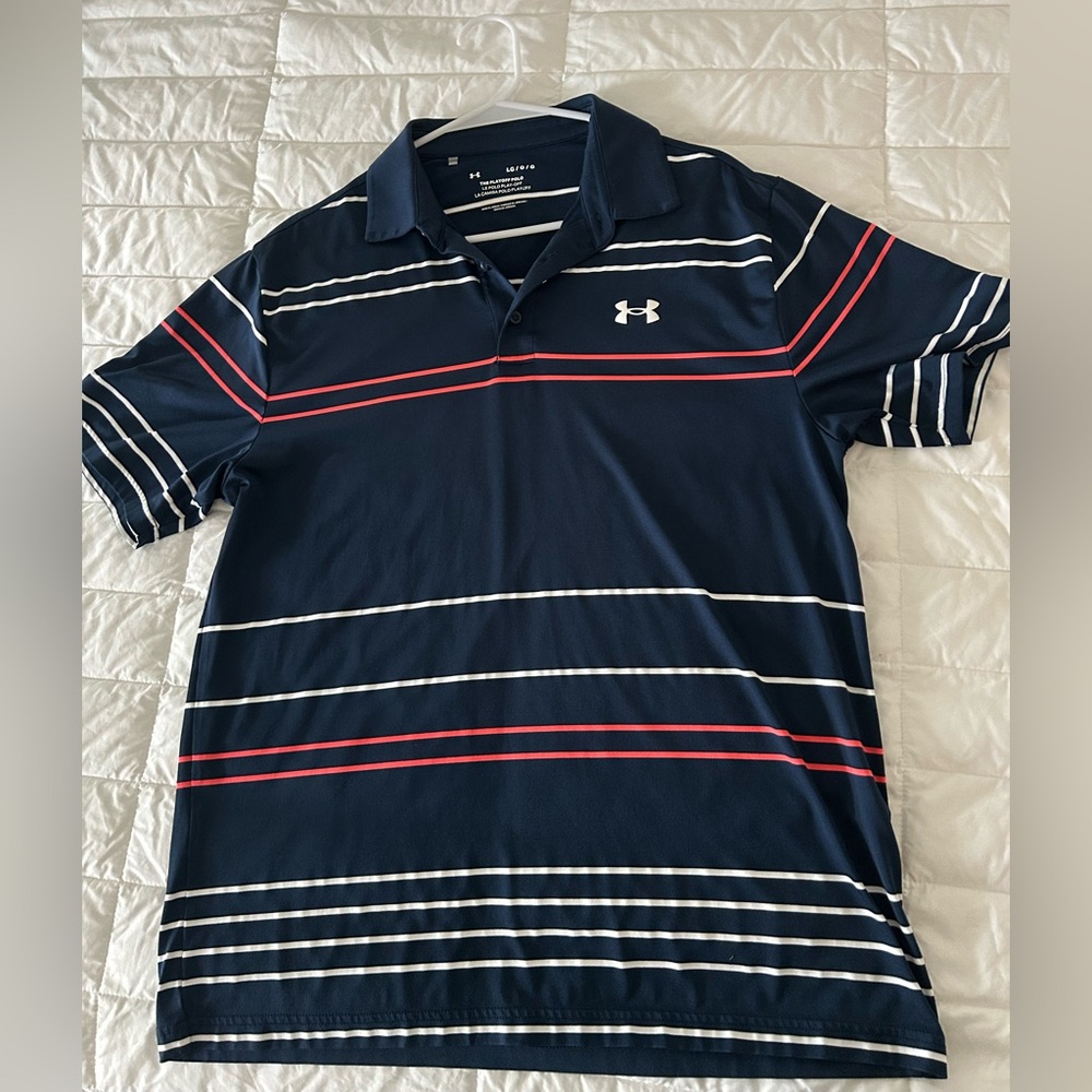 Under Armour Men's Navy Polo Shirt